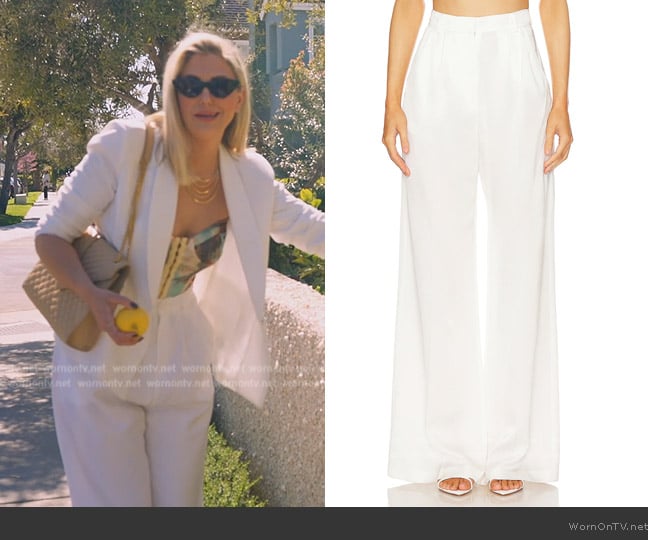 Amanda Uprichard Jane Pants worn by Gina Kirschenheiter on The Real Housewives of Orange County