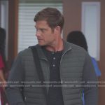 Atticus’s grey quilted jacket on Greys Anatomy