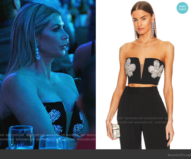 Bardot Ambiance Bustier Top worn by Alexis Bellino on The Real Housewives of Orange County