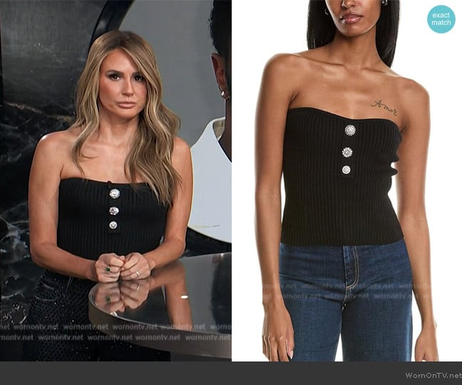 Ba&sh Tube Top worn by Keltie Knight on E! News