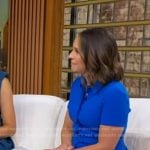 Elizabeth’s blue shirtdress on Good Morning America