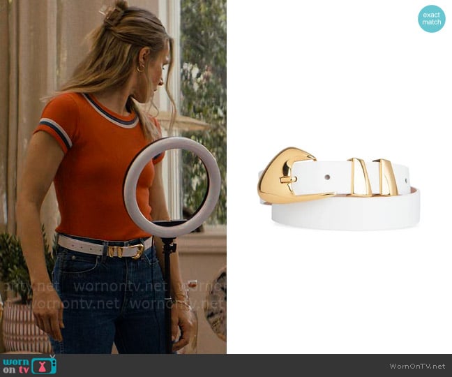 By Far Moore Belt worn by Joanne (Kristen Bell) on Nobody Wants This