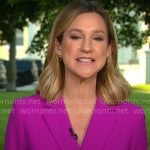 Caitlin Huey-Burns’ pink blazer on CBS Mornings