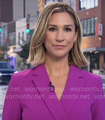 Caitlin Huey-Burns' pink blazer on CBS Mornings