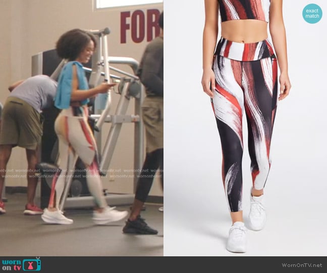 Calia Made To Play 7/8 Tight Leggings worn by Eva (Mychala Lee) on All American Homecoming