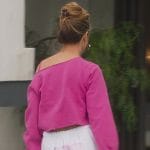 Chrishell’s dump him print sweatpants on Selling Sunset