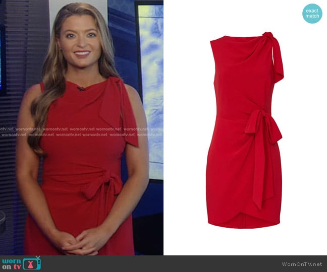 Cinq a Sept Manon Mini Dress worn by Dani Beckstrom on Good Morning America