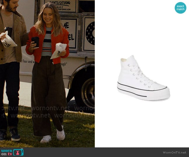 Converse Chuck Taylor® All Star® Lift High Top Platform Sneaker worn by Joanne (Kristen Bell) on Nobody Wants This