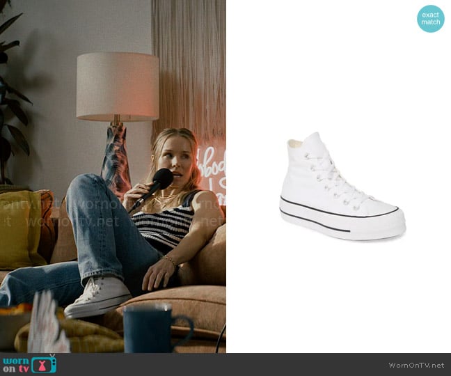 Converse Chuck Taylor® All Star® Lift High Top Platform Sneaker worn by Joanne (Kristen Bell) on Nobody Wants This