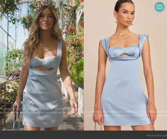 Cult Gaia Jaira Dress worn by Chrishell Stause on Selling Sunset