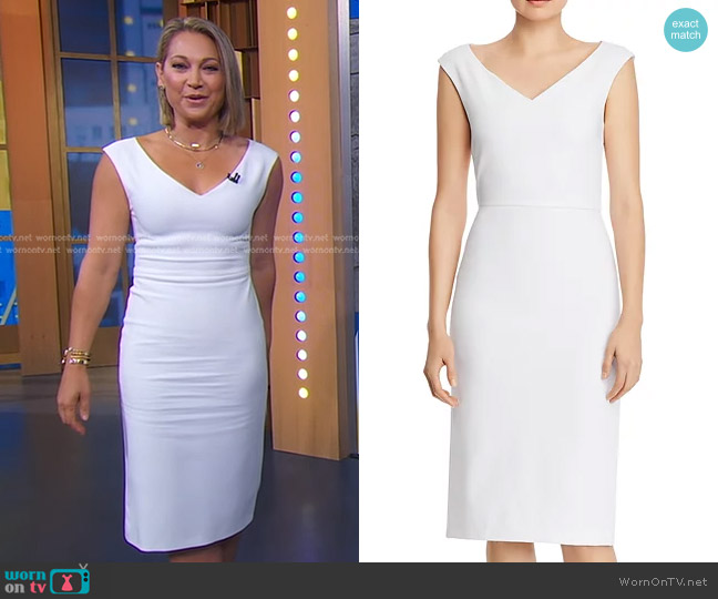 Alice + Olivia Jordan Sheath Dress worn by Ginger Zee on Good Morning America