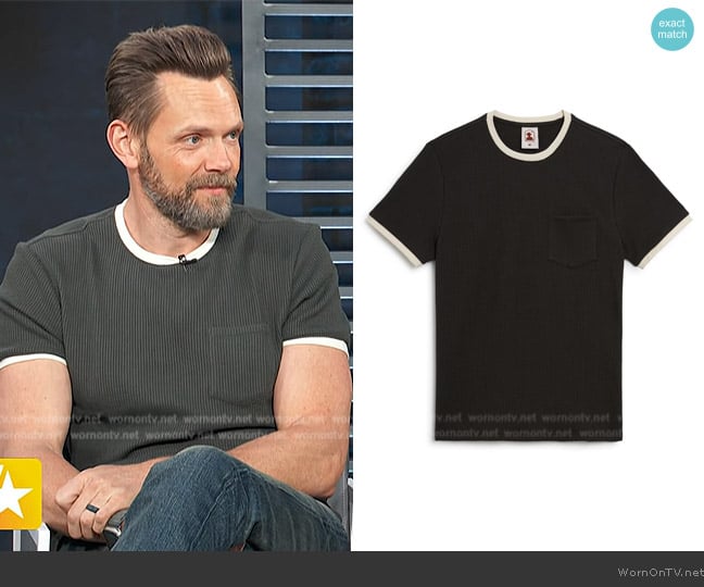 Dandy Del Mar The Cannes Tee worn by Joel McHale on Access Hollywood