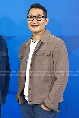 Daniel Dae Kim’s leather jacket on Today