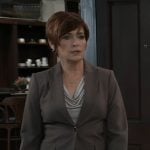 Diane’s taupe brown blazer on General Hospital