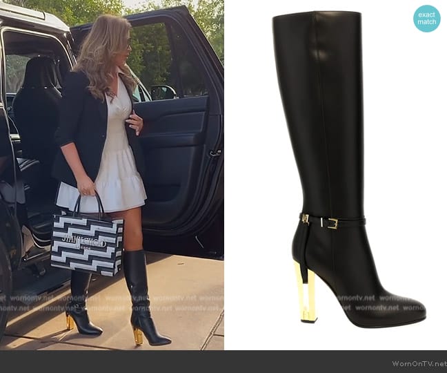 Fendi Delfina Boots worn by Emily Simpson on The Real Housewives of Orange County