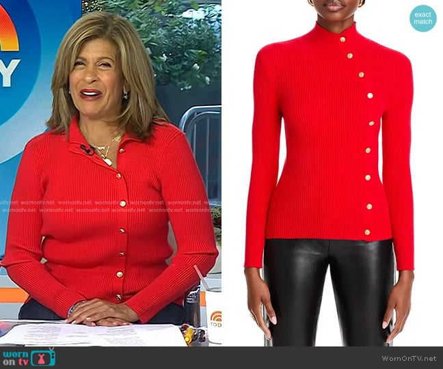 Generation Love Margaret Ribbed Sweater worn by Hoda Kotb on Today