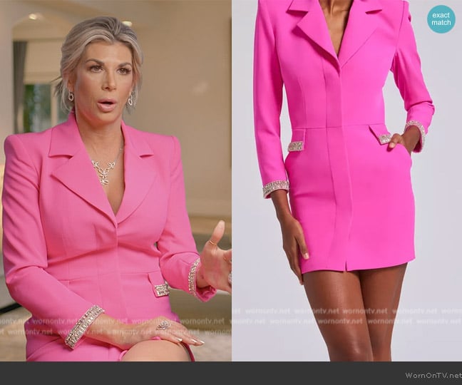 Generation Love Stella Blazer worn by Alexis Bellino on The Real Housewives of Orange County