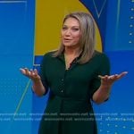 Ginger’s green shirtdress on Good Morning America