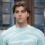 Giovanna’s blue tie-dye t-shirt on General Hospital