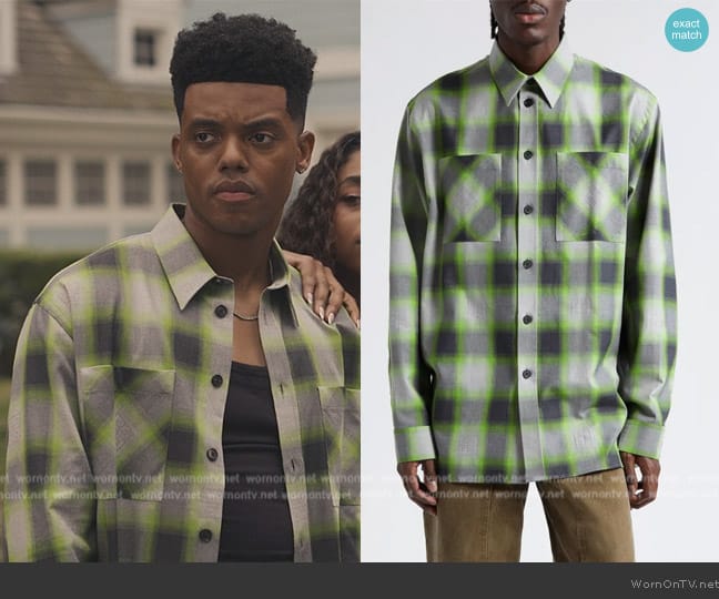 Will’s green plaid shirt on Bel-Air