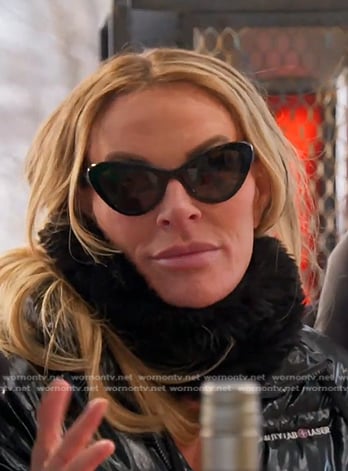 Heather's black cat eye sunglasses on The Real Housewives of Salt Lake City