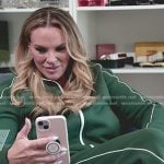 Heather’s green track jacket and pants on The Real Housewives of Salt Lake City