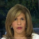 Hoda’s diamond drop earrings on Today