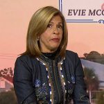 Hoda’s embroidered denim jacket on Today