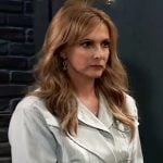 Holly’s belted jacket on General Hospital