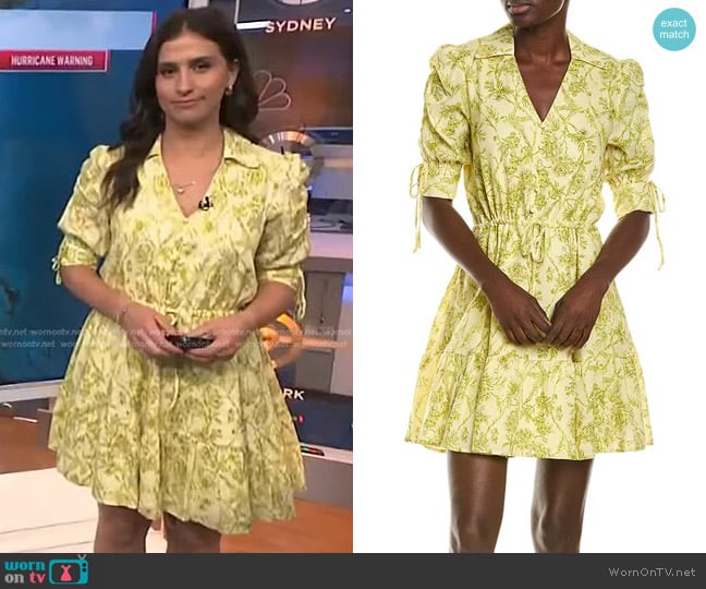 Hutch Grant Dress worn by Angie Lassman on NBC News Daily