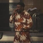 Jazz’s printed jacket and shorts on Bel-Air