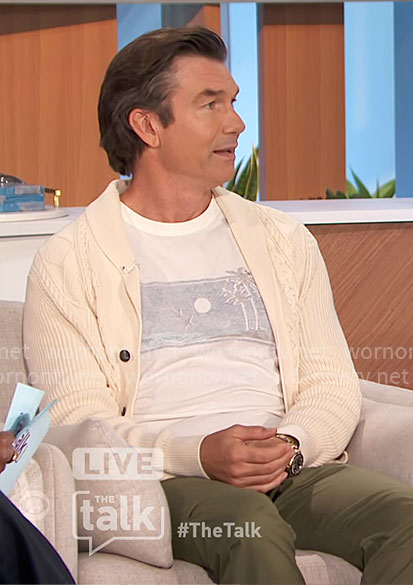 Jerry's island graphic t-shirt on The Talk