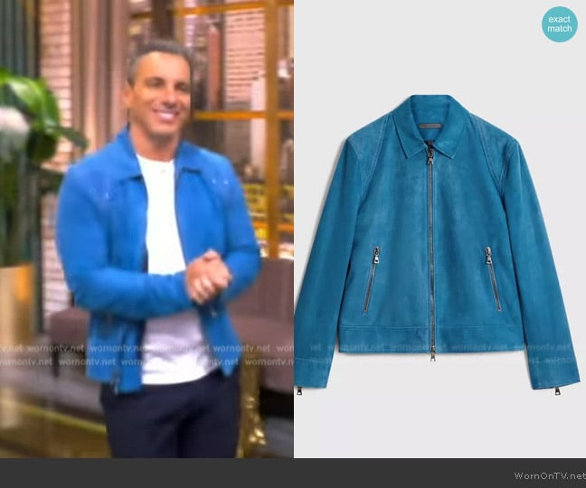 John Varvatos Rockaway Jacket worn by Sebastian Maniscalco on The View