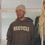 Johnny Manziel’s gray Recycle print hoodie on Selling Sunset