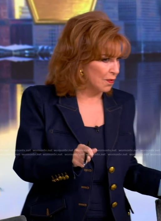 Joy’s denim blazer on The View