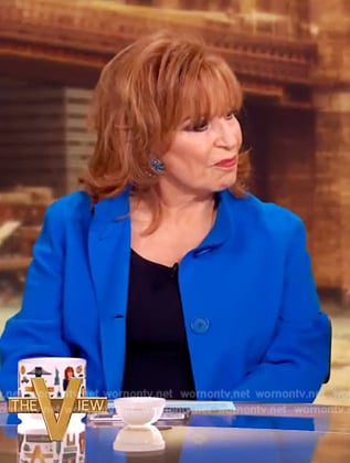 Joy’s blue jacket on The View