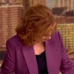 Joy’s purple wool blazer on The View