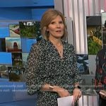 Kate’s green floral long sleeve dress on NBC News Daily