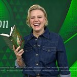 Kate McKinnon’s denim button down shirt on Today