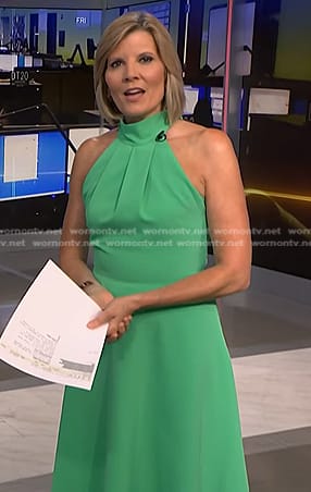 Kate's green sleeveless dress on NBC News Daily