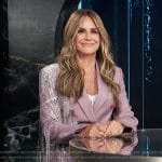 Keltie’s metallic fringe blazer and pants on E! News