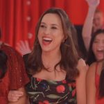 Lacey Chabert’s cherry print dress on Celebrations with Lacey Chabert