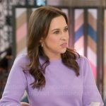 Lacey Chabert’s purple sweater on Celebrations with Lacey Chabert