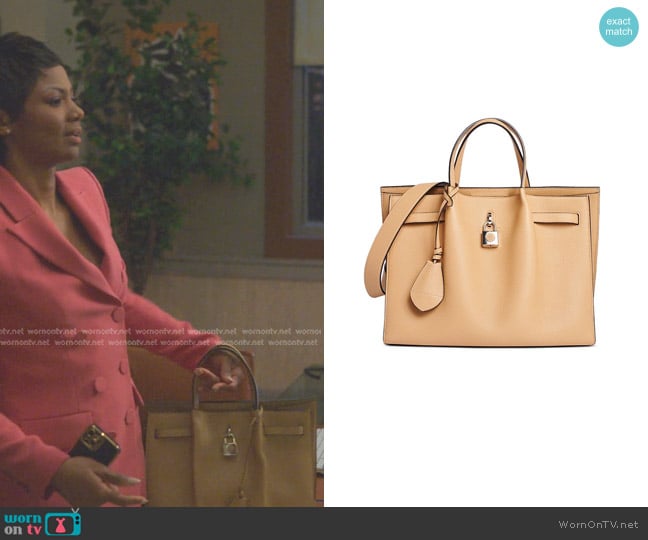 Lanvin Bogey Tote Bag worn by Jax Stewart (Emayatzy Corinealdi) on Reasonable Doubt