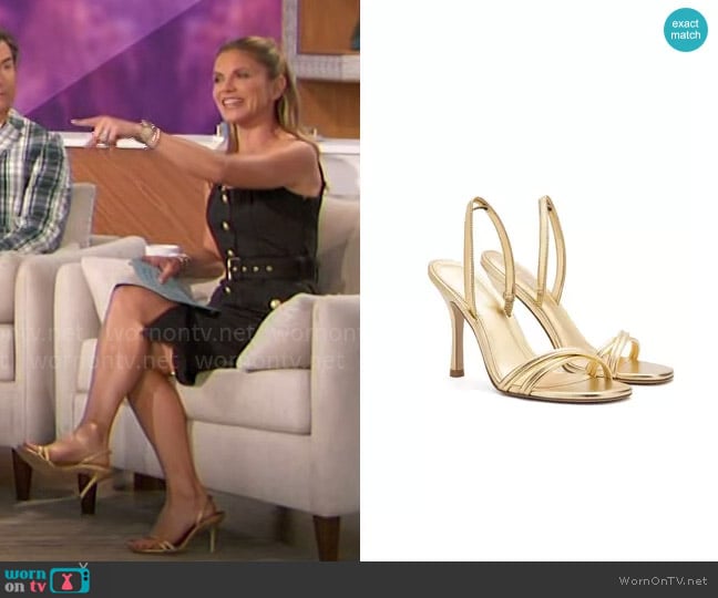 Larroudé Annie Sandals worn by Natalie Morales on The Talk