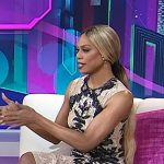 Laverne Cox’s lace contrast dress on Today