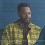 Lewis’s yellow plaid shirt jacket on Reasonable Doubt