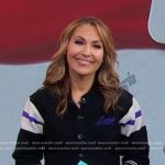 Lori’s black varsity jacket on Good Morning America