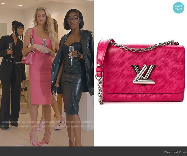 Louis Vuitton Epi Twist Shoulder Bag worn by Emma Hernan on Selling Sunset