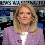 Martha’s lavender double breasted blazer on Good Morning America